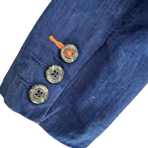 Boden (Mini Boden) Little Boy's Size 3-4 100% Cotton Blue Blazer Jacket - Picture 8 of 11